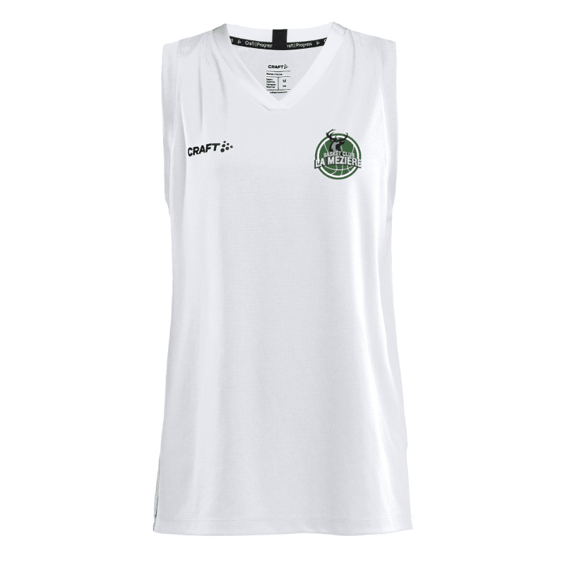 Maillot Basket Femme Blanc – Mon Espace Club, un service fourni par REF SPORTS PONTIVY