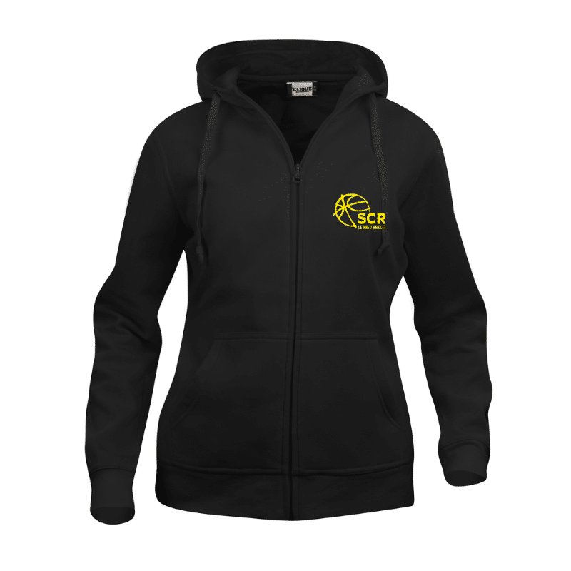 Sweat Noir Zippé Femme – Mon Espace Club, un service fourni par REF SPORTS PONTIVY